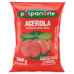 Polpa de Fruta Acerola Polpanorte Pacote 100g