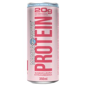 Suplemento Alimentar Líquido Limão e Framboesa Mamba Water Protein Lata 350ml