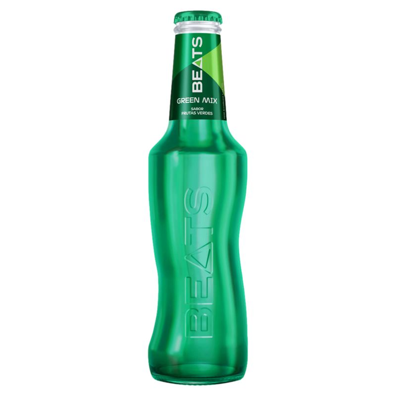 Bebida Mista Alcoólica Gaseificada Frutas Verdes Beats Green Mix Garrafa 269ml