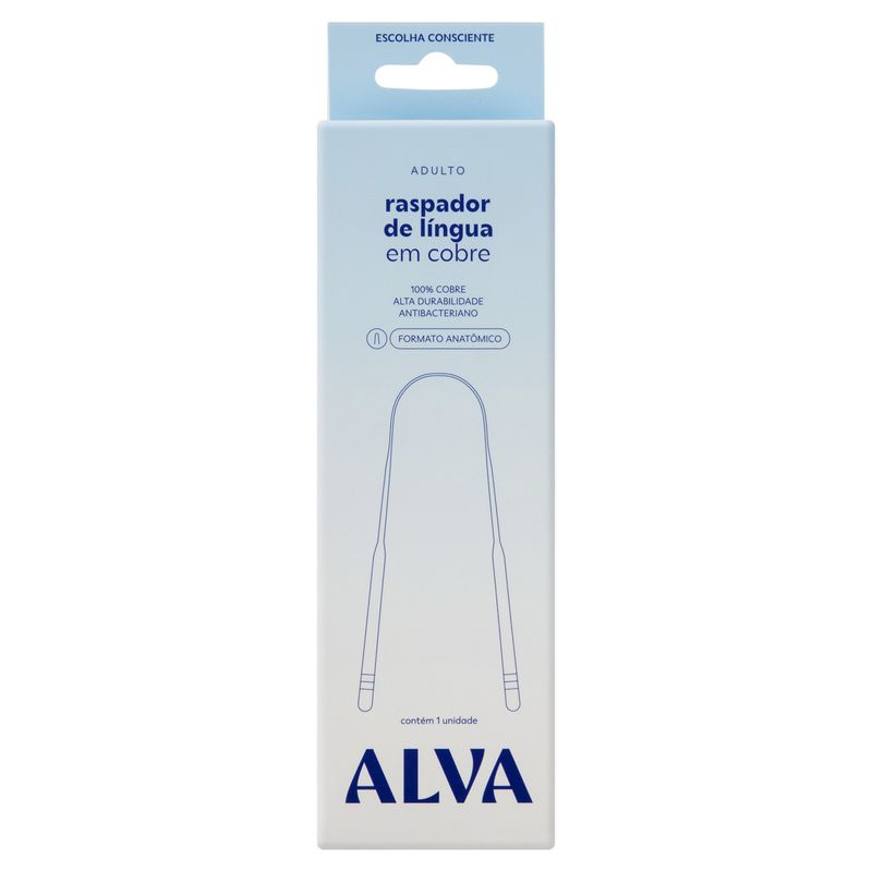 Raspador para Língua Alva