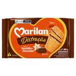 Biscoito Baunilha e Chocolate Marilan Distração Pacote 280g
