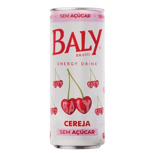 Energético Cereja Zero Açúcar Baly Lata 250ml