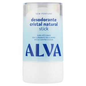 Desodorante Stick sem Perfume Alva Cristal Natural 60g