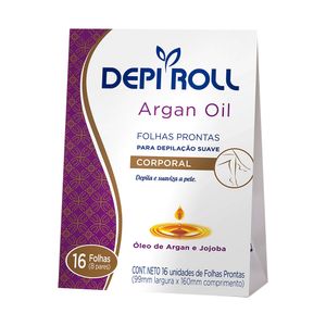 Folhas para Depilação Corporal Depi Roll Profissional Caixa 16 Unidades
