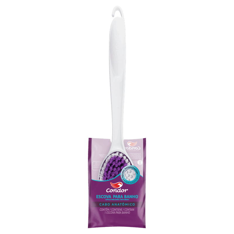 Escova para Banho com Cabo Anatômico Condor