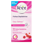 Folhas para Depilação Peles Normais e Secas Veet 12 Unidades