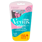 Aparelho Descartável para Depilar Gillette Venus Simply3 Sensitive Leve 4 Pague 3 Unidades