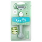 Aparelho Recarregável e Carga para Depilar Pele Sensível Gillette Venus