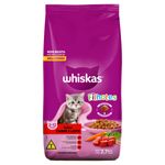 Ração Whiskas Filhotes Carne e Leite Pacote 2 7kg