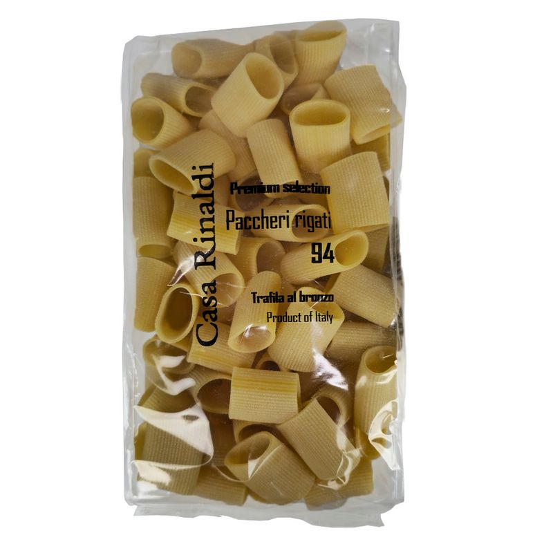 Massa Casa Rinaldi Paccheri Rigati Pacote 500g
