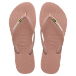 Chinelo Rosa Crocus Slim Brasil Havaianas Womens n° 35/36