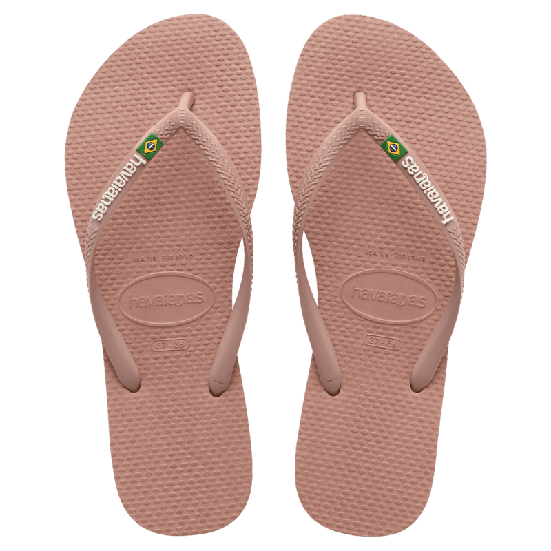 Chinelo Rosa Crocus Slim Brasil Havaianas Womens n° 35/36