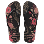 Chinelo Preto/Preto/Preto Slim Organic Havaianas n° 35/36