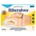 Posta Bacalhau Riveralves Dessalgado Congelado Gadus Morhua Caixa 800g