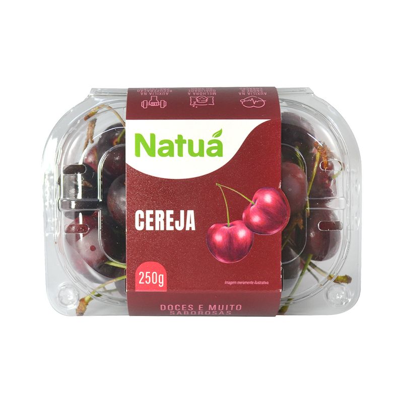Cereja Importada Natua Bandeja 250g