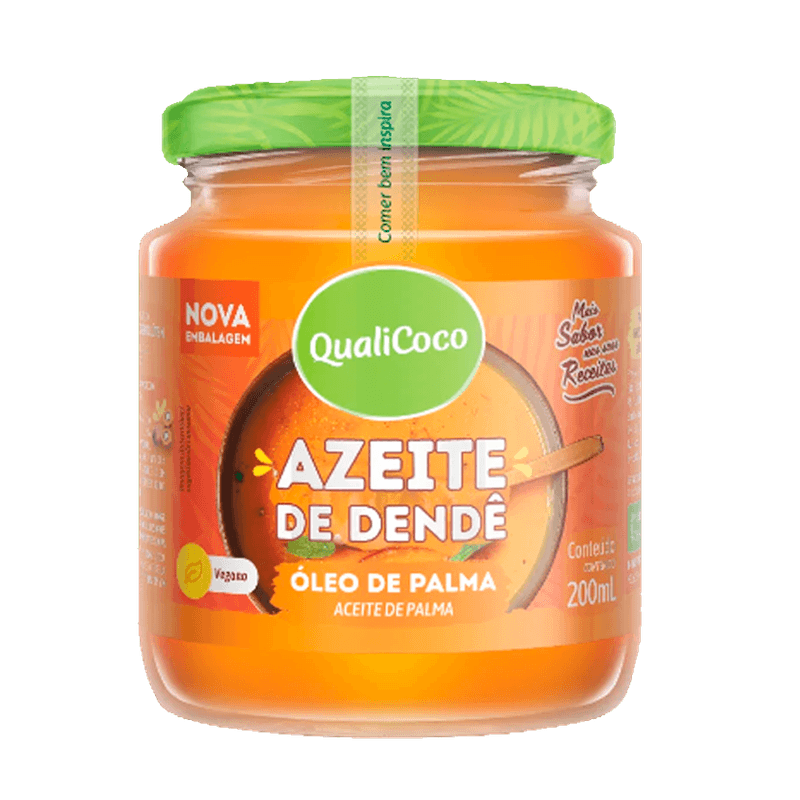 Azeite de Dendê Qualicoco Vidro 200g