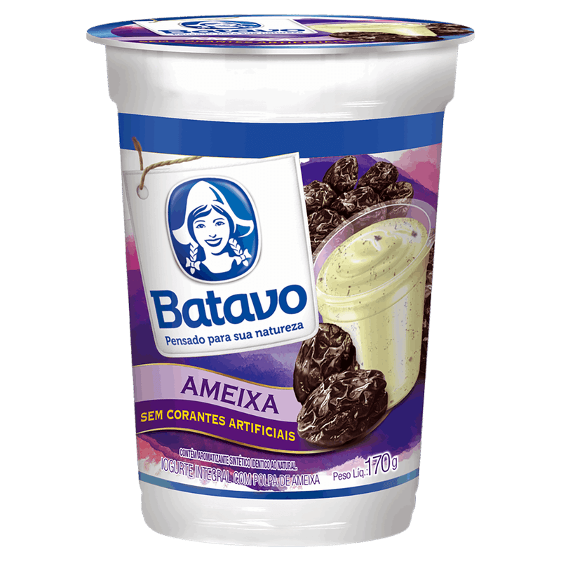 Iogurte Integral Ameixa Batavo Copo 170g