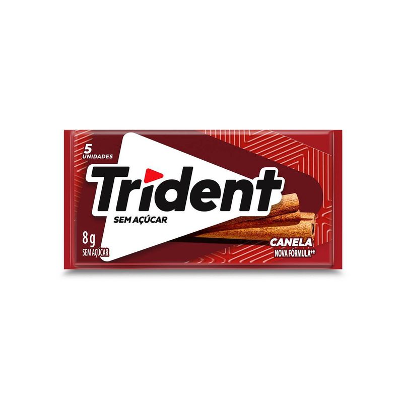 Goma de Mascar Trident Canela 8g