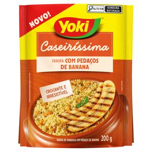 Farofa Yoki com Pedaços de Banana Pacote 200g