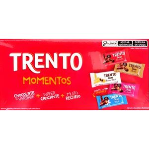 Wafer Trento Momentos Caixa 168g