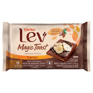 Torrada Magic Toast Marilan Cacau Pacote 110g