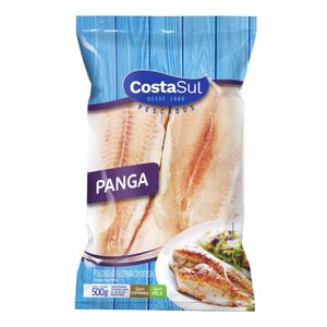 Filé de Peixe Panga Costa Sul Sem Pele e Sem Espinhas Pacote 500g