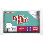 Esponja Multiuso Esfrebom Pacote Leve 8 Pague 6 Unidades