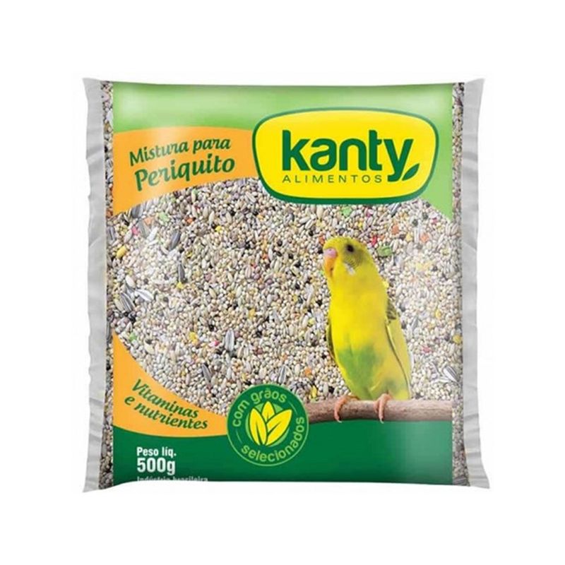 Mistura para Periquito Kanty Pacote 500g