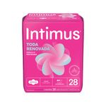 Absorvente Intimus Toda Renovada Suave com Abas Fluxo Moderado 28 Unidades