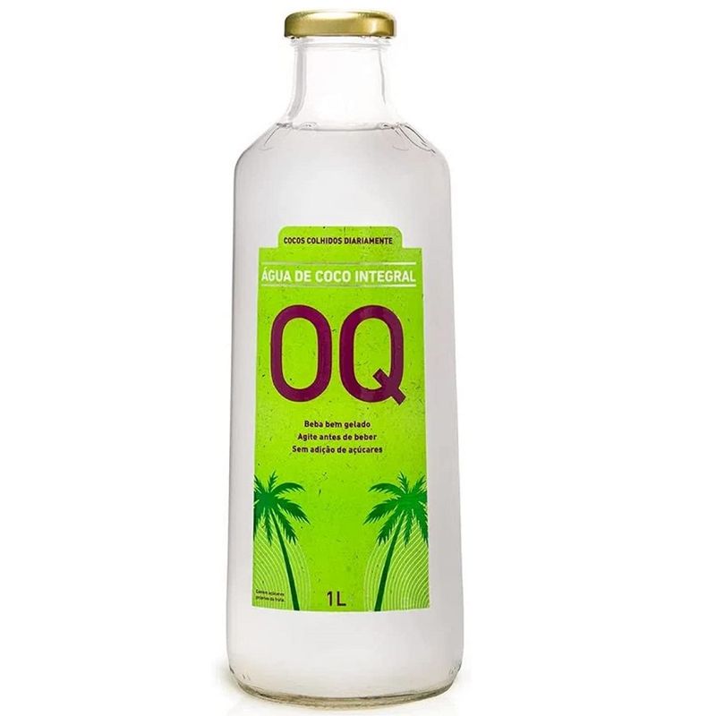 Água de Coco Natural OQ Vidro 1L