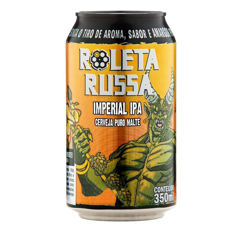 Cerveja Roleta Russa Imperial Ipa Lata 350ml