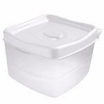 Pote Plasvale Quadrado Alto Capacidade 600ml