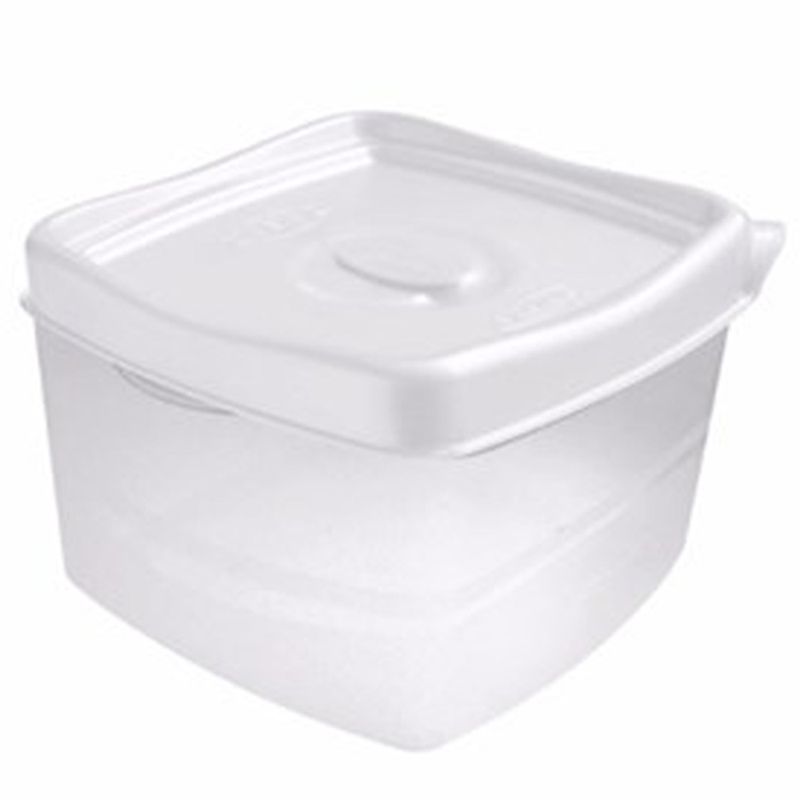 Pote Plasvale Quadrado Alto Capacidade 600ml