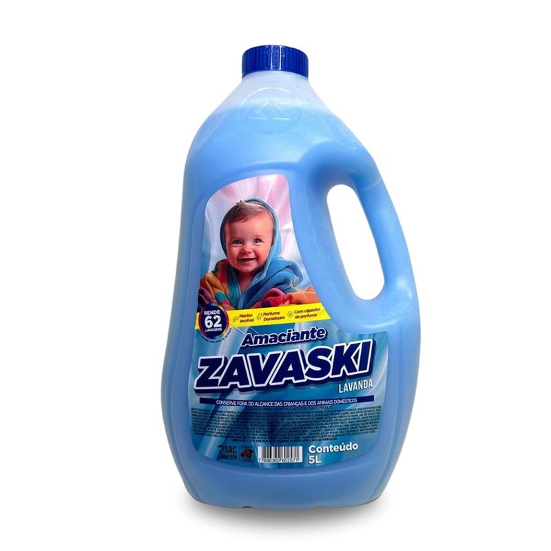 Amaciante Zavaski Lavanda Frasco 5L