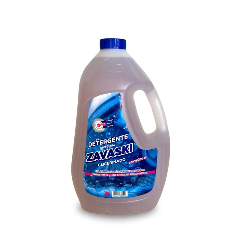 Detergente Líquido Zavaski Glicerina Frasco 5L
