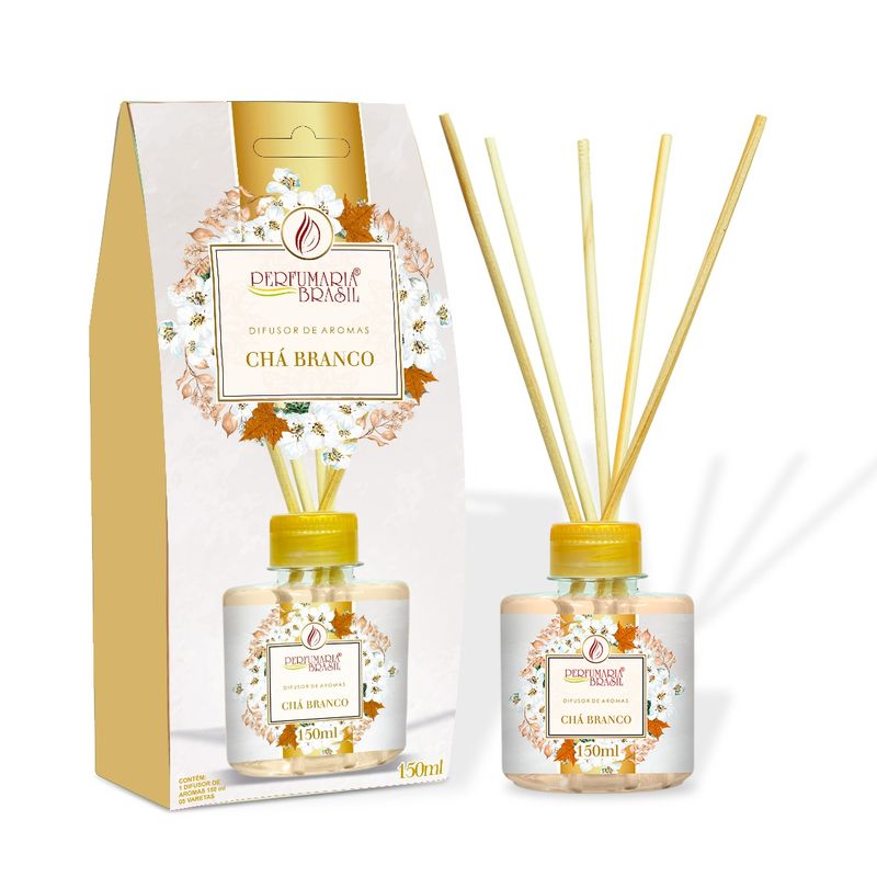 Difusor de Aromas Ideale Chá Branco Frasco 150ml