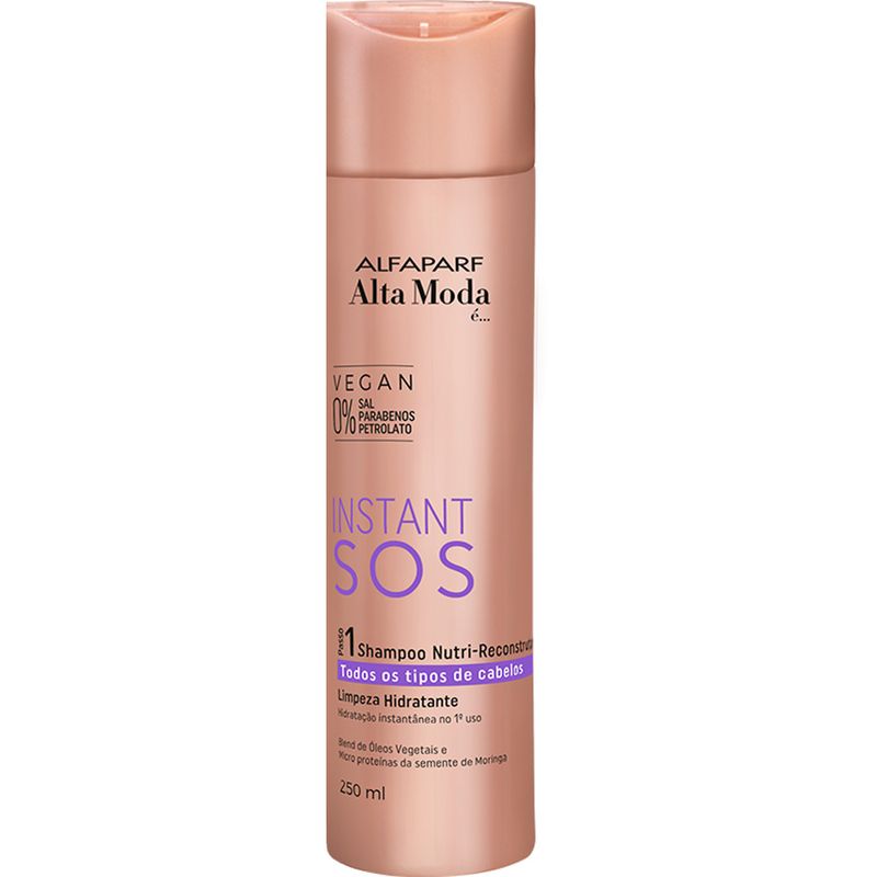 Shampoo Alfaparf Alta Moda Instant SOS Frasco 250ml