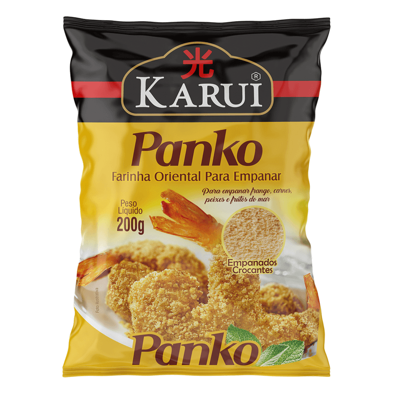 Farinha Oriental Para Empanar Panko Karui Pacote 200g