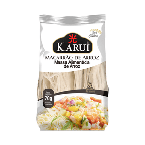 Massa De Arroz Oriental Sem Glúten Karui Pacote 70g
