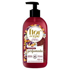 Hidratante Loção Desodorante Ameixa e Flor de Lótus Flor de Ypê Frasco 400ml Pump