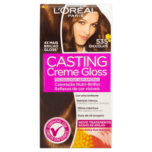 Kit Coloração Creme 535 Chocolate L´oréal Paris Casting Gloss
