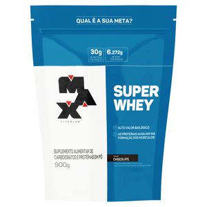Whey Protein Max Titanium Chocolate Pacote 900g