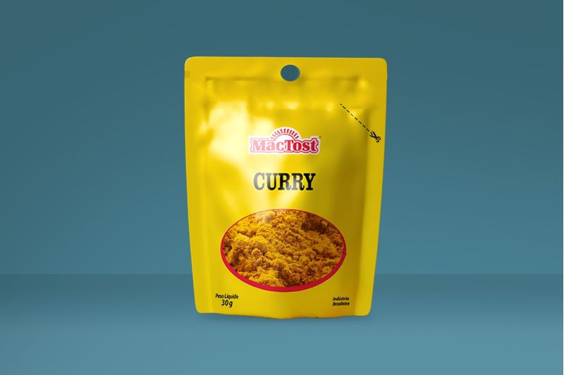 Curry Mactost Pó Cartela 30g