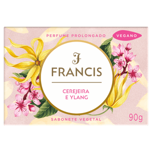 Sabonete Barra Cerejeira e Ylang Francis Caixa 90g