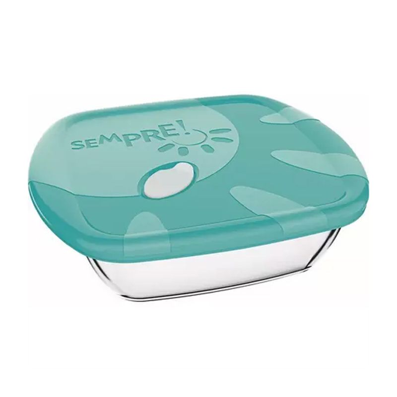 Assadeira Nadir Quadrada Com Tampa 1,5 Litros