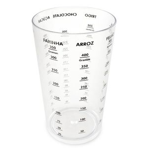 Copo Plasvale Graduado Transparente 580ml