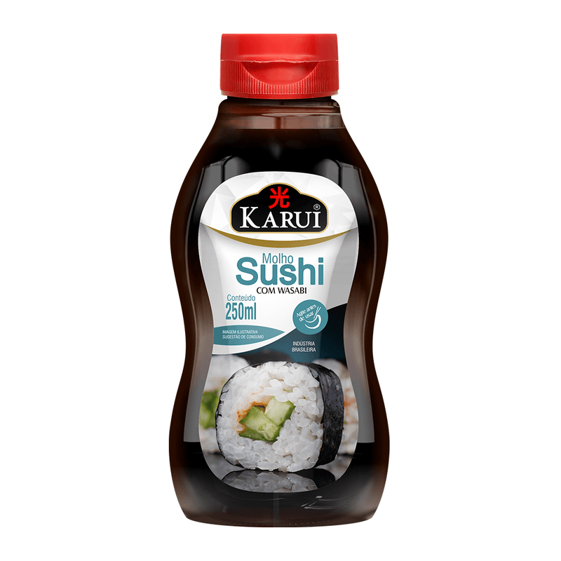 Molho Sushi Com Wasabi Karui Frasco 250ml
