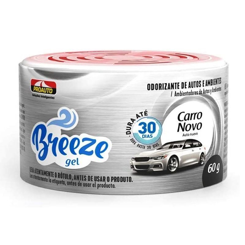 Odorizante Proauto Gel Carro Novo Frasco 60g