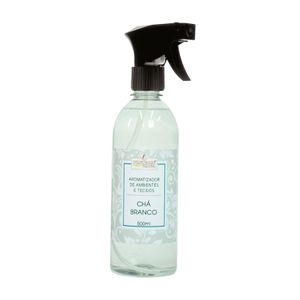 Aromatizador de Ambientes e Tecidos Chá Branco Perfumaria Brasil Frasco 500ml