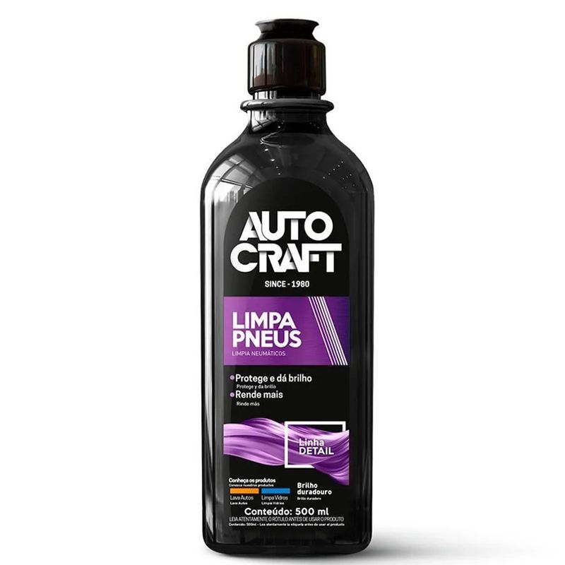 Limpa Pneus Autocraft Frasco 500ml